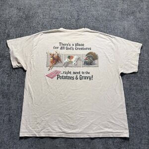 Delta Magnum Weight Wildlife Graphic Tee Mens XL 90s Vintage Duck Deer T-Shirt